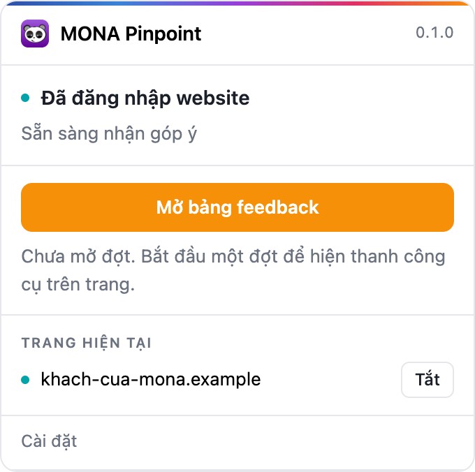 Mở đợt góp ý
