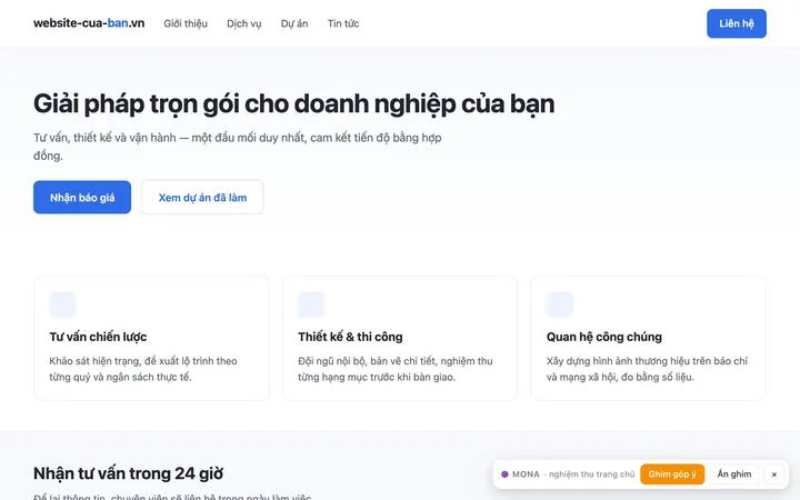 Bấm "Ghim góp ý"